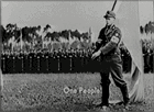 Sequence of stills from Leni Riefenstahl's Triumph of the Will/ fair dealing applies